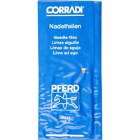 PFERD TOOLS 12315092 CORRADI naaldvijlenset Zwitserse kap 0 in PVC-roltas Lengte 180 mm 1 stuk(s) - thumbnail