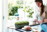 Elho green basics kweektray lang living black - thumbnail