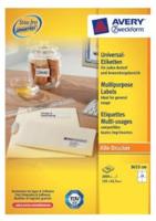 Etiket avery zweck 3653-200 105 x 42.3 mm 2800 st - thumbnail