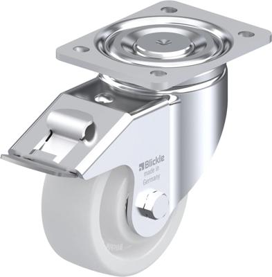 Blickle LH-SPO 127K-FI Zwenkwiel met rem Wieldiameter: 125 mm Draagvermogen (max.): 750 kg 1 stuk(s) Blickle LH-SPO 127K-FI Zwenkwiel met rem Wieldiameter: 125 mm Draagvermogen (max.): 750 kg 1 stuk(s)