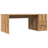 Salontafel 90x45x35 cm bewerkt hout artisan eikenkleurig - thumbnail