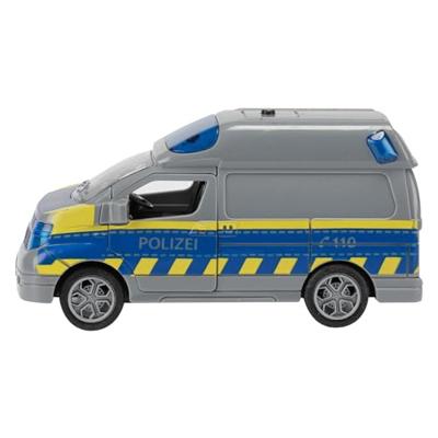 Toi-Toys Cars & trucks frictie politiebusje (de) met licht en geluid
