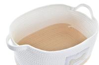 Basket spelset DKD Home Decor Wit Crème 43 x 30 x 23 cm 2 Onderdelen - thumbnail