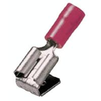 Intercable 180861 Platte stekker (male) Met vertakking Insteekbreedte: 6.30 mm Insteekdikte: 0.80 mm Deels geïsoleerd Rood 1 stuk(s) - thumbnail