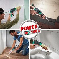 Siliconenpistool Wolfcraft MG310 Groen - thumbnail