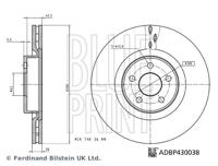 Remschijf ADBP430038 - thumbnail