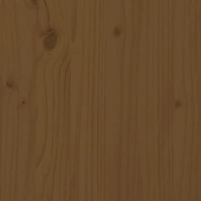 Hoofdbord 206x4x100 cm massief grenenhout honingbruin - thumbnail