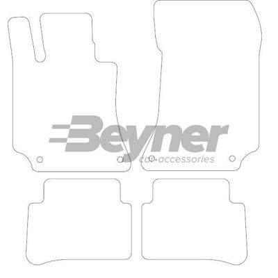 Automatten passend voor Mercedes-Benz CLS X218 2013- 4-delig BL1462184