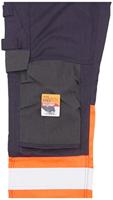 Blåkläder Multinorm inherent werkbroek 14881513 | Marineblauw/Oranje | Maat 46 - 7330509720387 - thumbnail