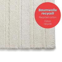 Badmat, 65 x 55 cm, Katoen, Gebroken Wit - Kela | Megan - thumbnail