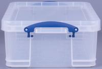 Really Useful Box 18 liter, transparant, per stuk verpakt in karton - thumbnail