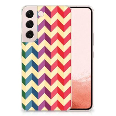 Samsung Galaxy S22 | TPU bumper | Zigzag Multi Color Samsung Galaxy S22 | TPU bumper | Zigzag Multi Color