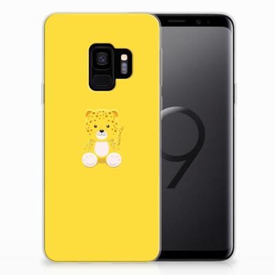 Samsung Galaxy S9 Telefoonhoesje met Naam Baby Leopard Samsung Galaxy S9 Telefoonhoesje met Naam Baby Leopard