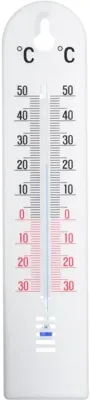 Nature Muurthermometer kelvin 2 wit