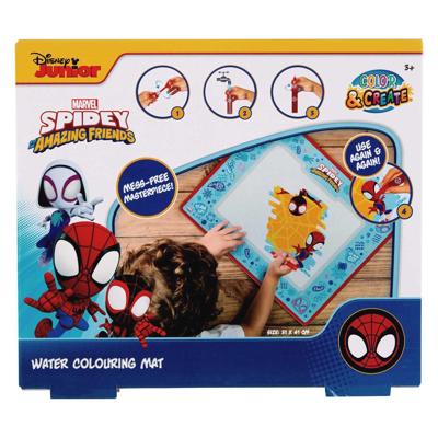 Canenco Spidey waterkleuren speelmat, 51x41cm