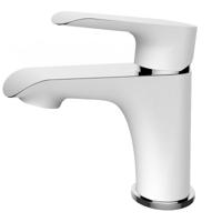 Xellanz Tarma Eenhendel Wastafelkraan - Laag - Wit/Chroom - thumbnail