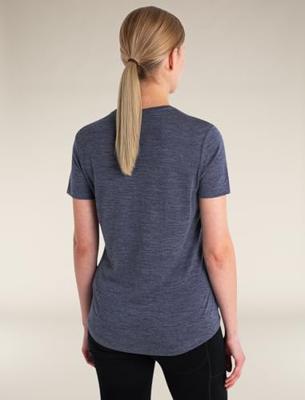 Icebreaker 125 Cool-Lite Sphere III LS T-shirt Dames Midnight Navy Heather M - thumbnail