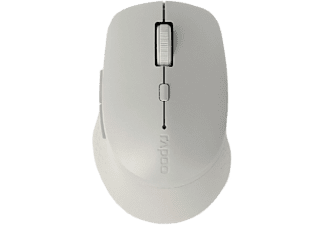 Rapoo Draadloze laser muis M300 Multi-mode geruisloos - Grijs