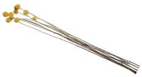 Droogbloemen Craspedia geel nat.mat 65cm - thumbnail