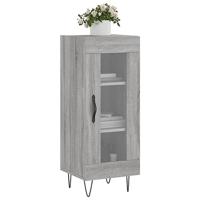 Dressoir 34,5x34x90 cm bewerkt hout grijs sonoma eikenkleurig - thumbnail