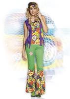 Hippie kostuum dame woodstock - thumbnail