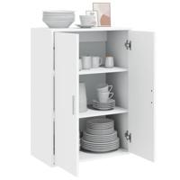 Dressoir 60x31x84 cm bewerkt hout wit - thumbnail