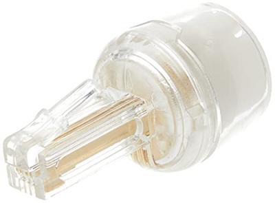 LINDY Snoerontwarder Adapter [1x RJ10-stekker 4p4c - 1x RJ10-bus 4p4c] Transparant