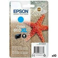 Originele inkt cartridge Epson 603 XL Cyaan (10 Stuks) - thumbnail