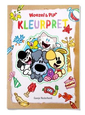 Woezel en Pip Kleurboek Kleurpret