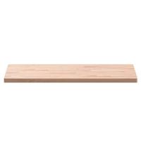 Wastafelblad 80x40x2,5 cm massief beukenhout - thumbnail