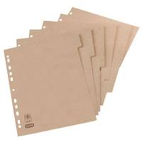 Tabbladen Oxford Touareg 11-gaats 5-delig naturel karton - thumbnail