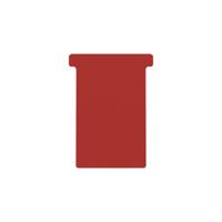 T-kaart djois formaat 3 77mm rood 100st | 5 stuks - thumbnail