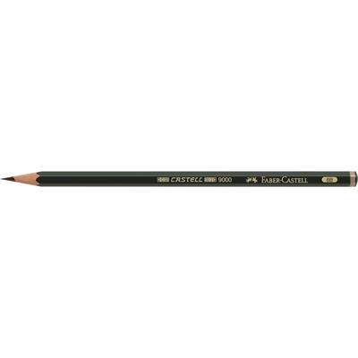 Potlood Faber-Castell 119006 Zeshoekig 6B Zwart Groen Ecologisch (12 Stuks)