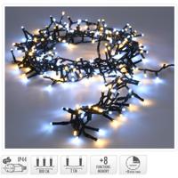 Microcluster Kerstverlichting 400 LEDs 8 m Warm Wit/Zwart - thumbnail