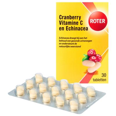 Cranberry vitamine C & echinacea 30 Tabletten
