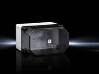 Rittal PK 9522.100 Installatiebehuizing 254 x 180 x 165 Polycarbonaat Grijs-wit (RAL 7035) 1 stuk(s) - thumbnail