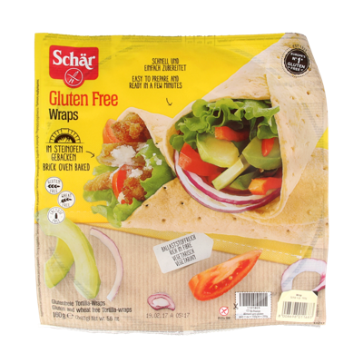 Schar Tortilla Wraps Glutenvrij Schar Tortilla Wraps Glutenvrij