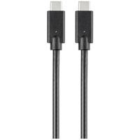 Renkforce USB-laadkabel USB 2.0 USB-C stekker, USB-C stekker 2.00 m Zwart TPE-mantel RF-5251922 - thumbnail
