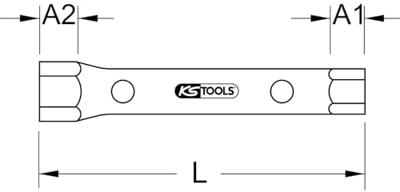 KS Tools 5180880 518.0880 Pijpsleutel 30 - 32 mm
