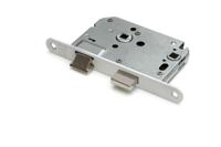 Dulimex Woningbouw toilet-/badkamerslot wit 63/8 mm - thumbnail