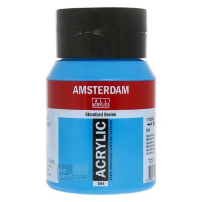 Royal Talens Amsterdam Acrylverf 500 ml - Briljantblauw 564