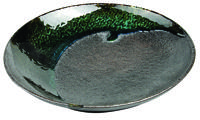 Groen Grijs Bord - The Oriental Shop - Green Grey Series - Diameter 26cm - thumbnail