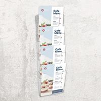 Europel wandfolderhouder, 4 x ft A4, portret - thumbnail