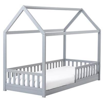 Beliani - COSSAYE - Kinderbed - Grijs - 90 x 200 cm - Grenenhout