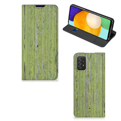 Samsung Galaxy A03s Book | Wallet Case | Green Wood