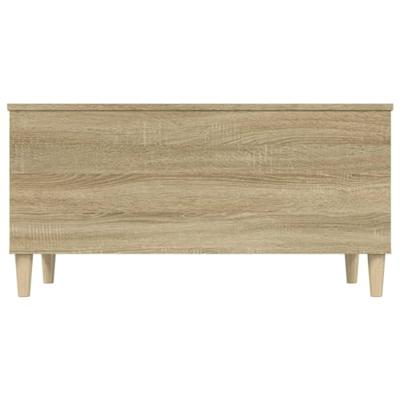 Salontafel 90x44,5x45 cm bewerkt hout sonoma eikenkleurig