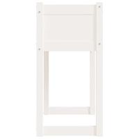 VidaXL Plantenbak 78x40x81 cm massief grenenhout wit - thumbnail