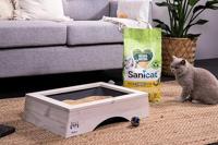 Sanicat maïs klontvormende kattenbakvulling 6 liter - thumbnail