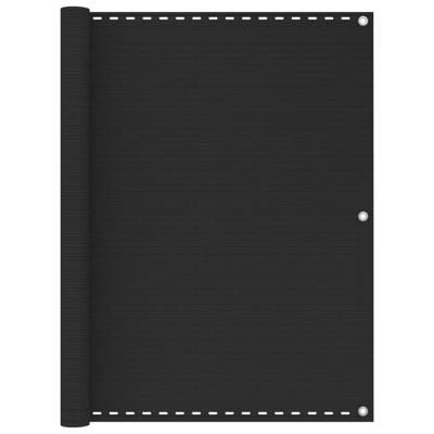 VidaXL Balkonscherm 120x300 cm hdpe antracietkleurig