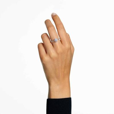Swarovski 5645252 Ring Constella Princess zilverkleurig-wit - thumbnail